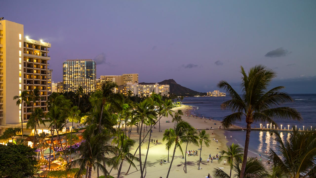 Locksmith service area in Downtown Honolulu, Hawaii
